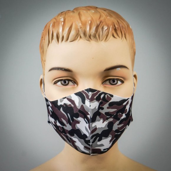 3 PACK KIDS FACE MASKS CAMOUFLAGE CAMO DESIGN - Picture 4 of 10